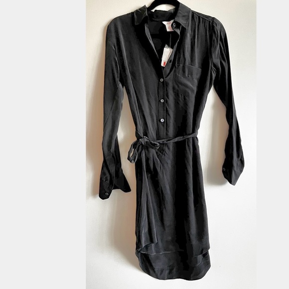 BNWT 100% SILK JOE FRESH  SHIRT DRESS - Picture 3 of 12